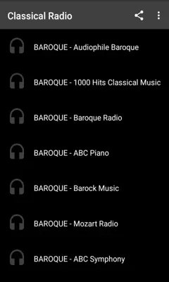 Classical Radio android App screenshot 1